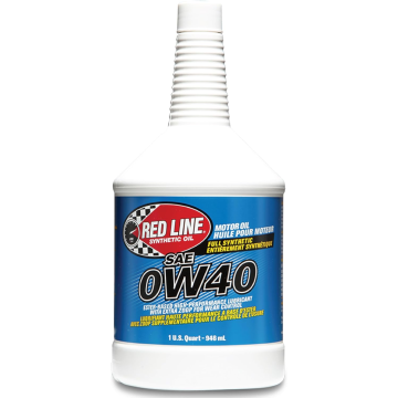 Red Line 11104 Full Synthetic Motor Oil 0W-40 (Quart)